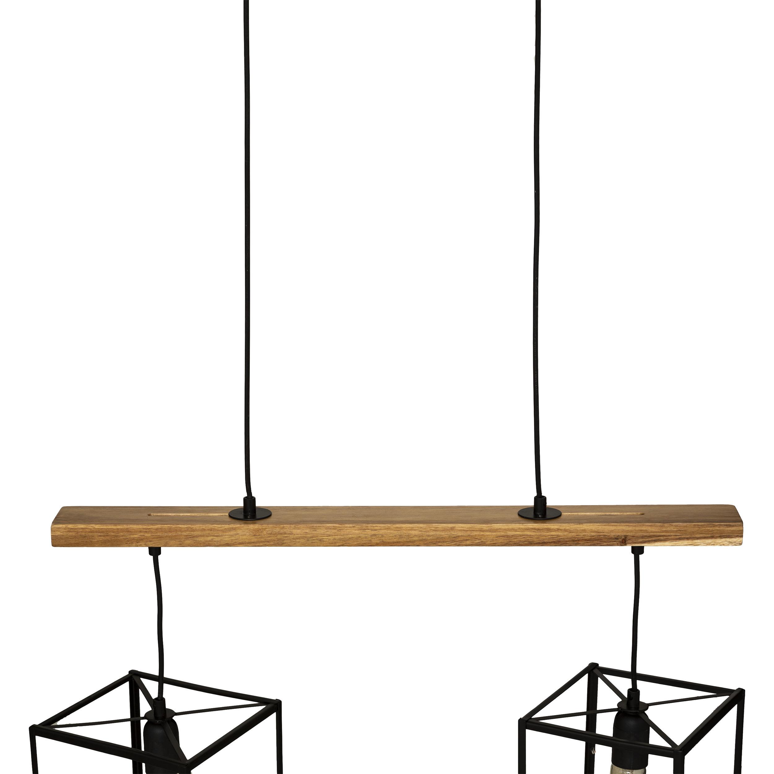 SUSPENSION X2 METAL EDENA NOIR L.70CM
