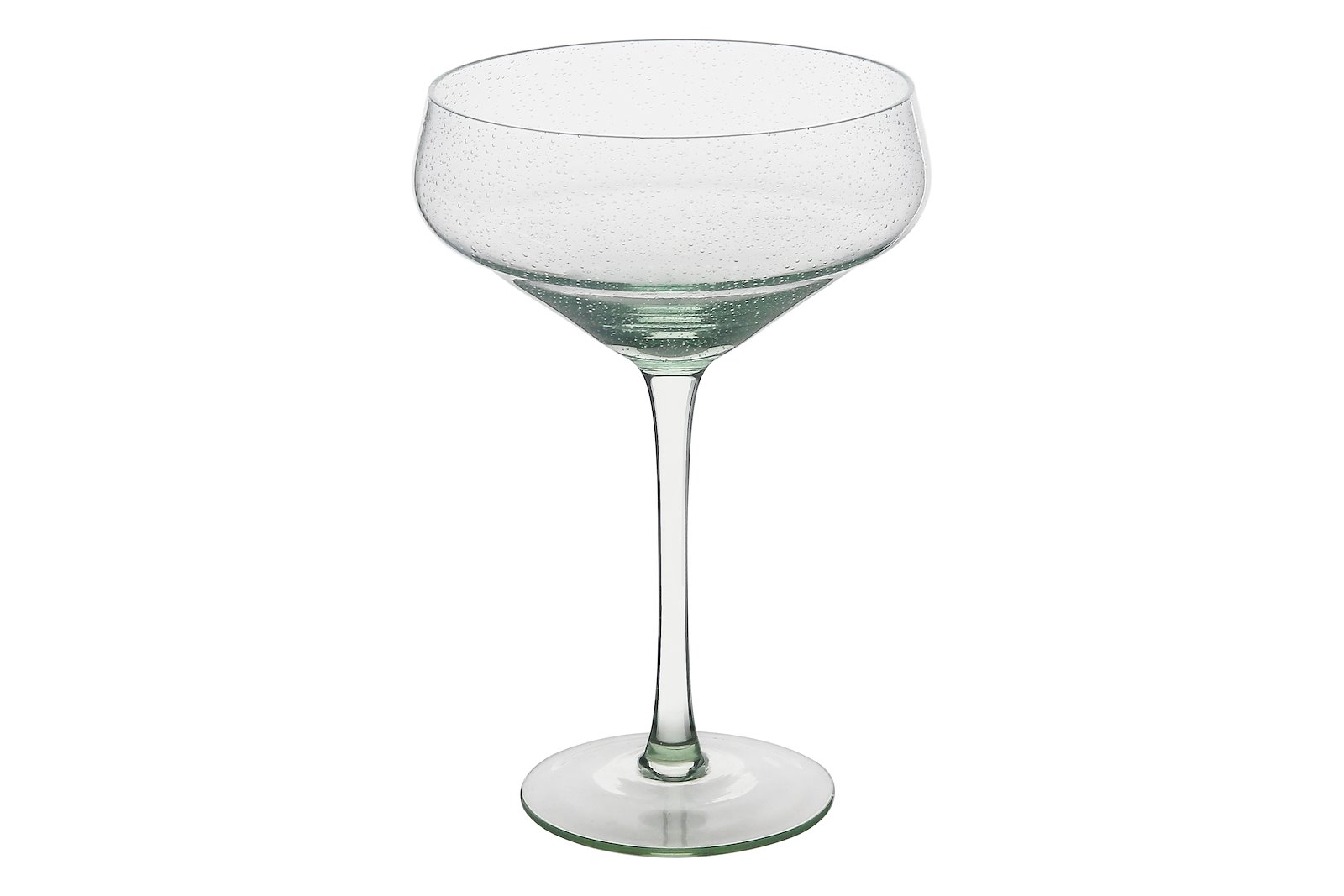 Aura champagne/cocktailglass 2pk Lys grønt glass Ø12,4 H18 cm