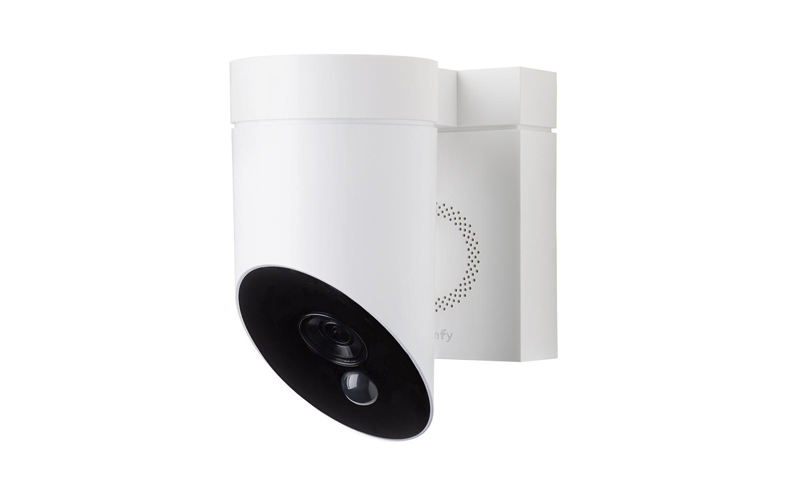 Netzwerkkamera für aussen, Weiss<br>Intelligente Aussenkamera mit Sirene