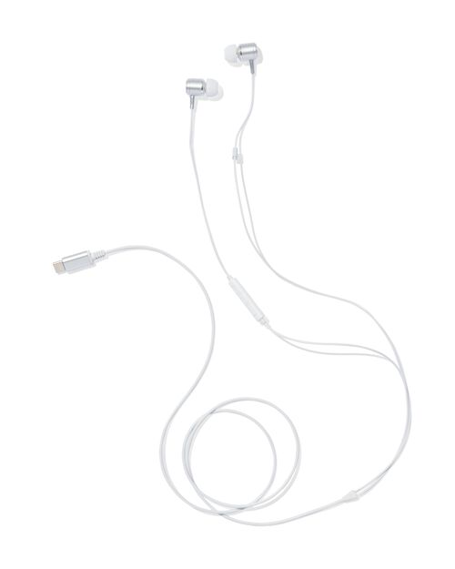 écouteurs intra-auriculaires USB-C blanc