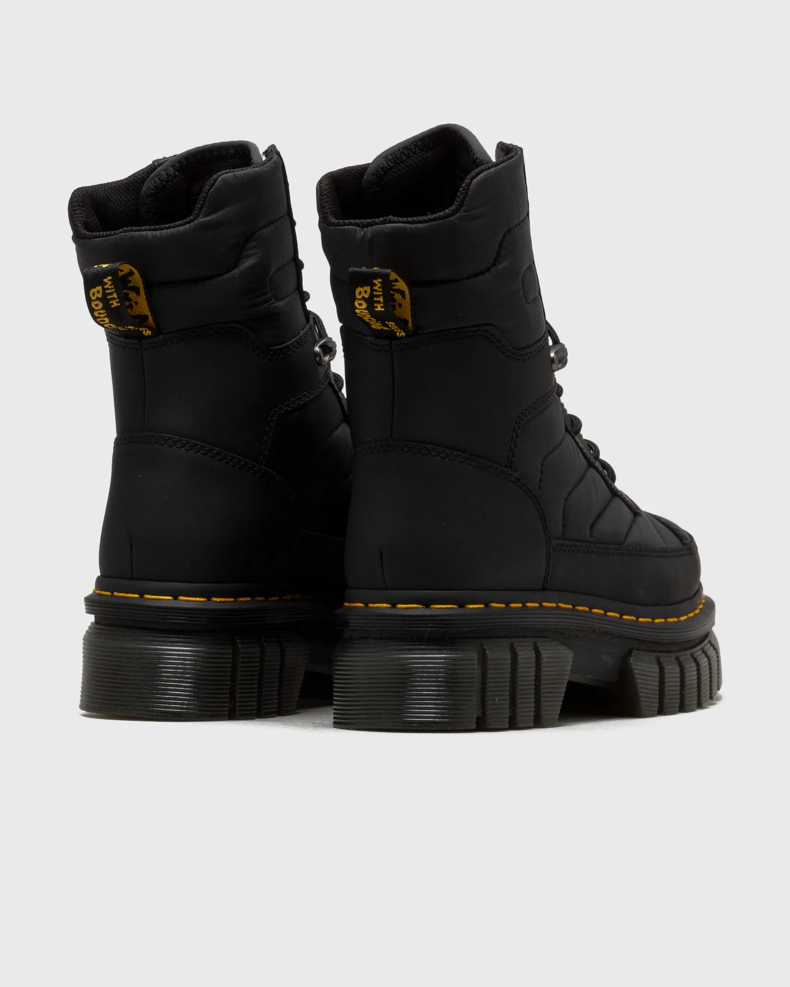 Dr.Martens Audrick 8i Boot Black Rubberised Leather+Warm Quilted