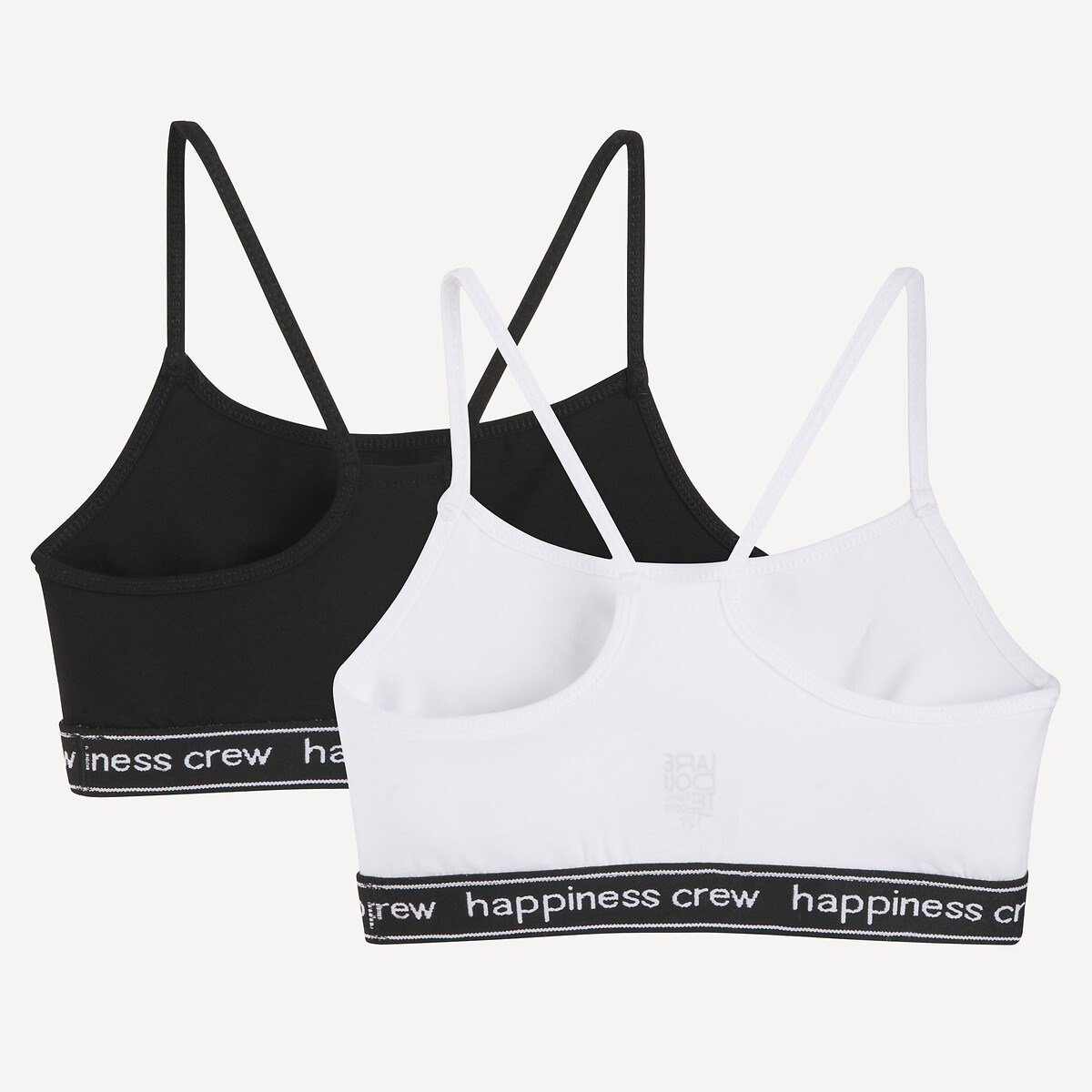 COLEÇÃO LA REDOUTE<br>Conjunto de 2 bustiês com alças finas