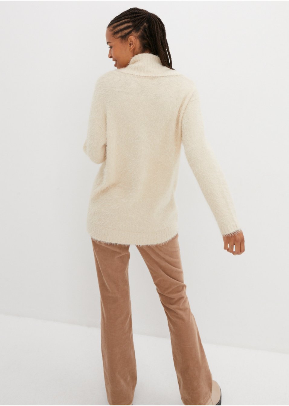 Pull duveteux oversize