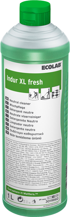 Ecolab Vloerreiniger Indur Xl Fresh (1000 ml)
