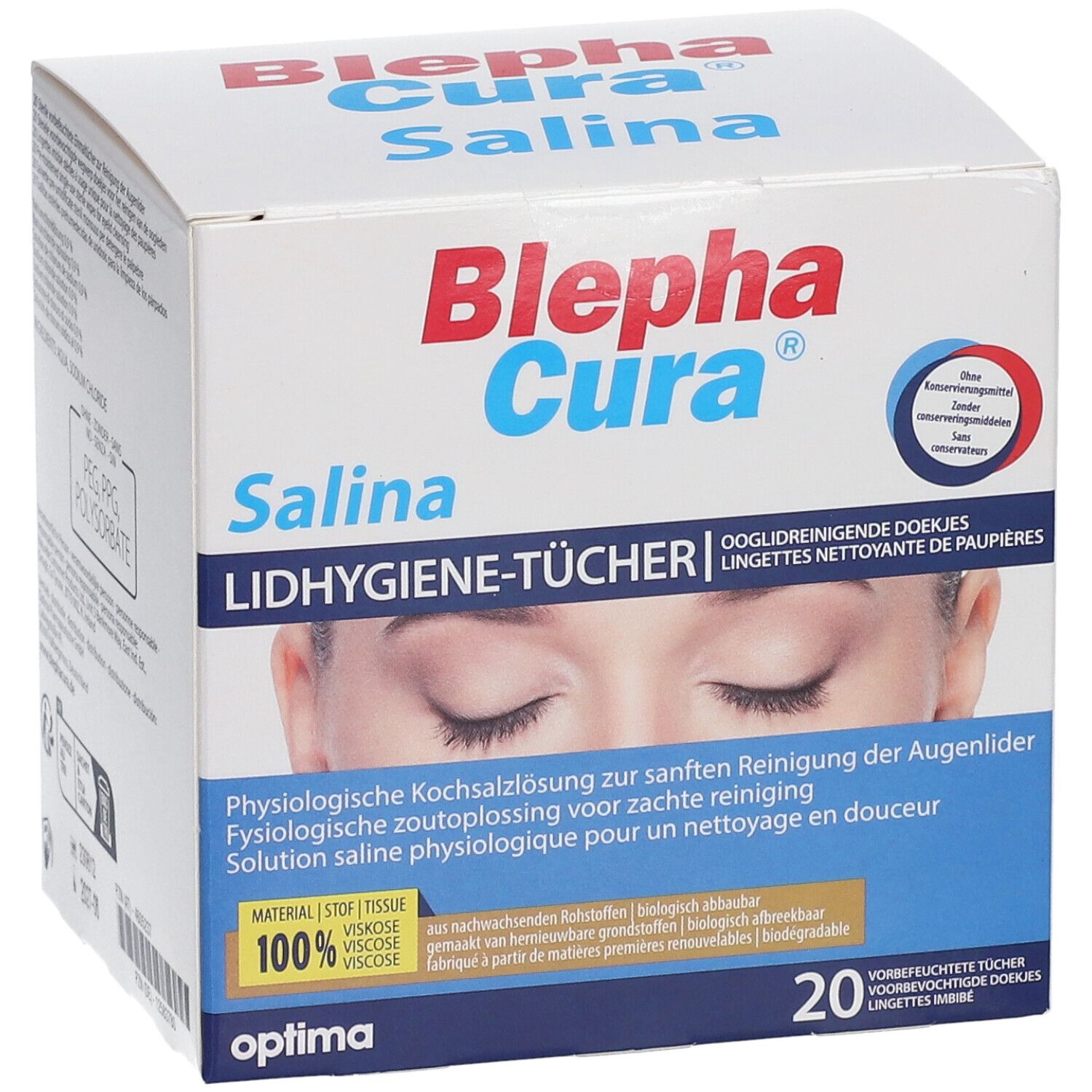 BlephaCura® Salina Lid-Tücher