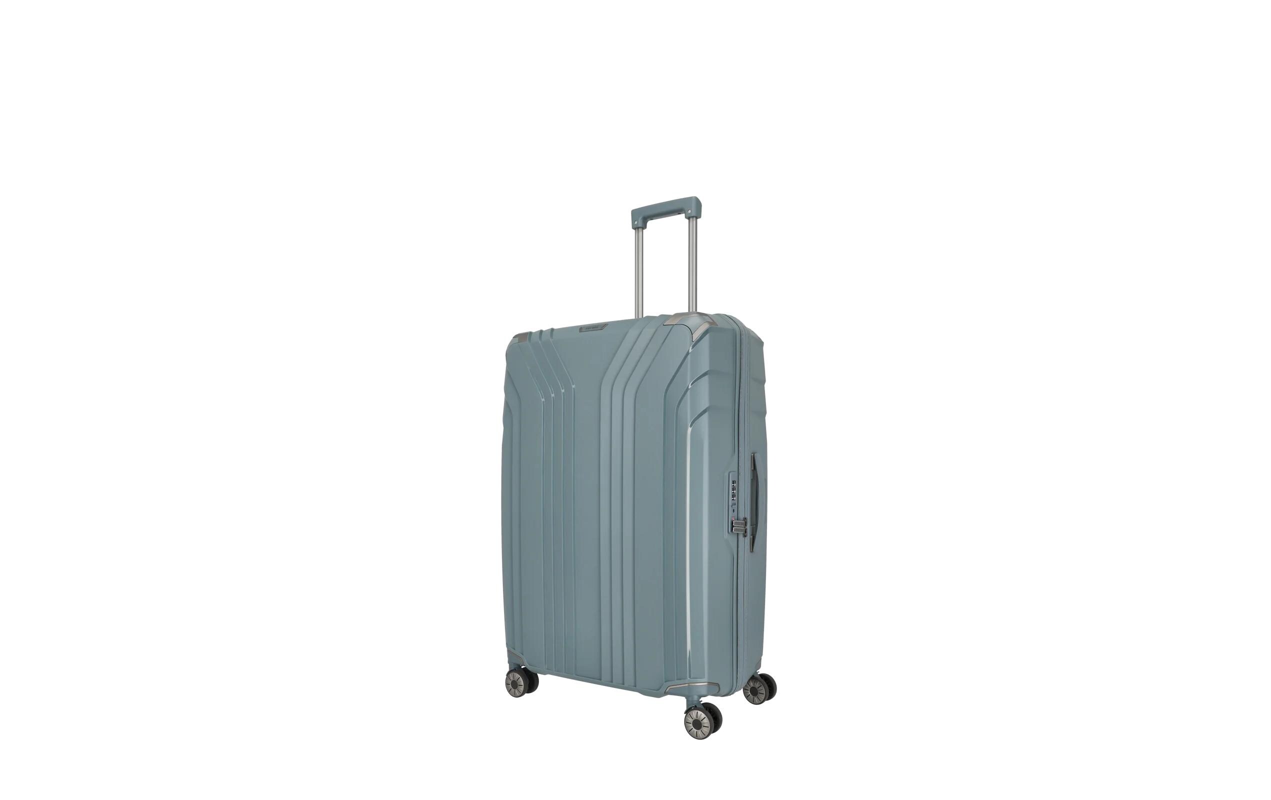 Koffer Elvaa Trolley L 102 l, Blaugrau<br>Reisekoffer