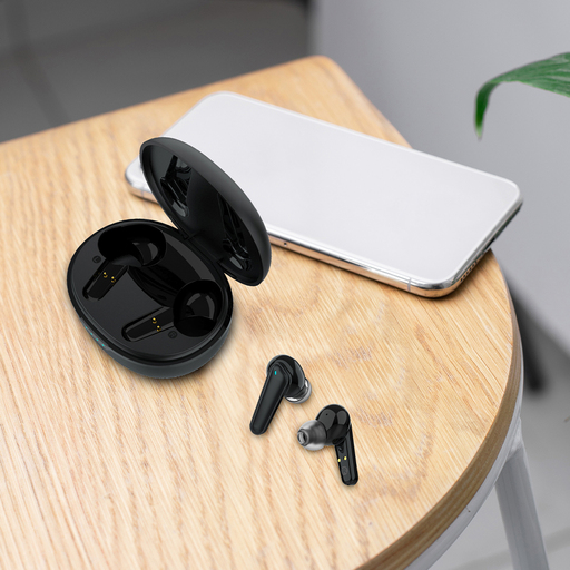 Auriculares Bluetooth Tws158 Anc + Enc Prixton - Preto