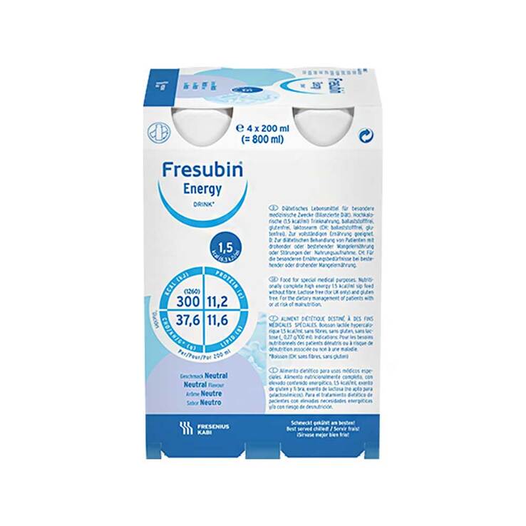 Fresubin Energy Drink Neutral Trinkflasche, 6X4X200 ml