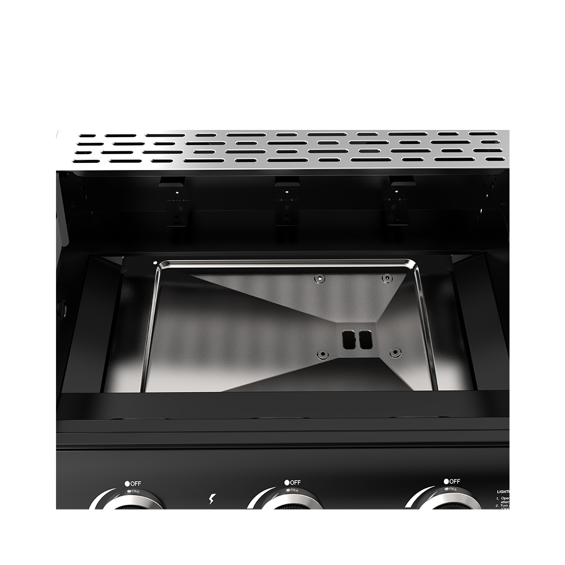 Mr.Grill Gasgrill 3 Brenner, inkl Gasschlauch und -Regler