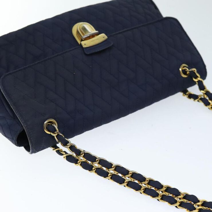 Prada Vintage Prada Tessuto Navy
