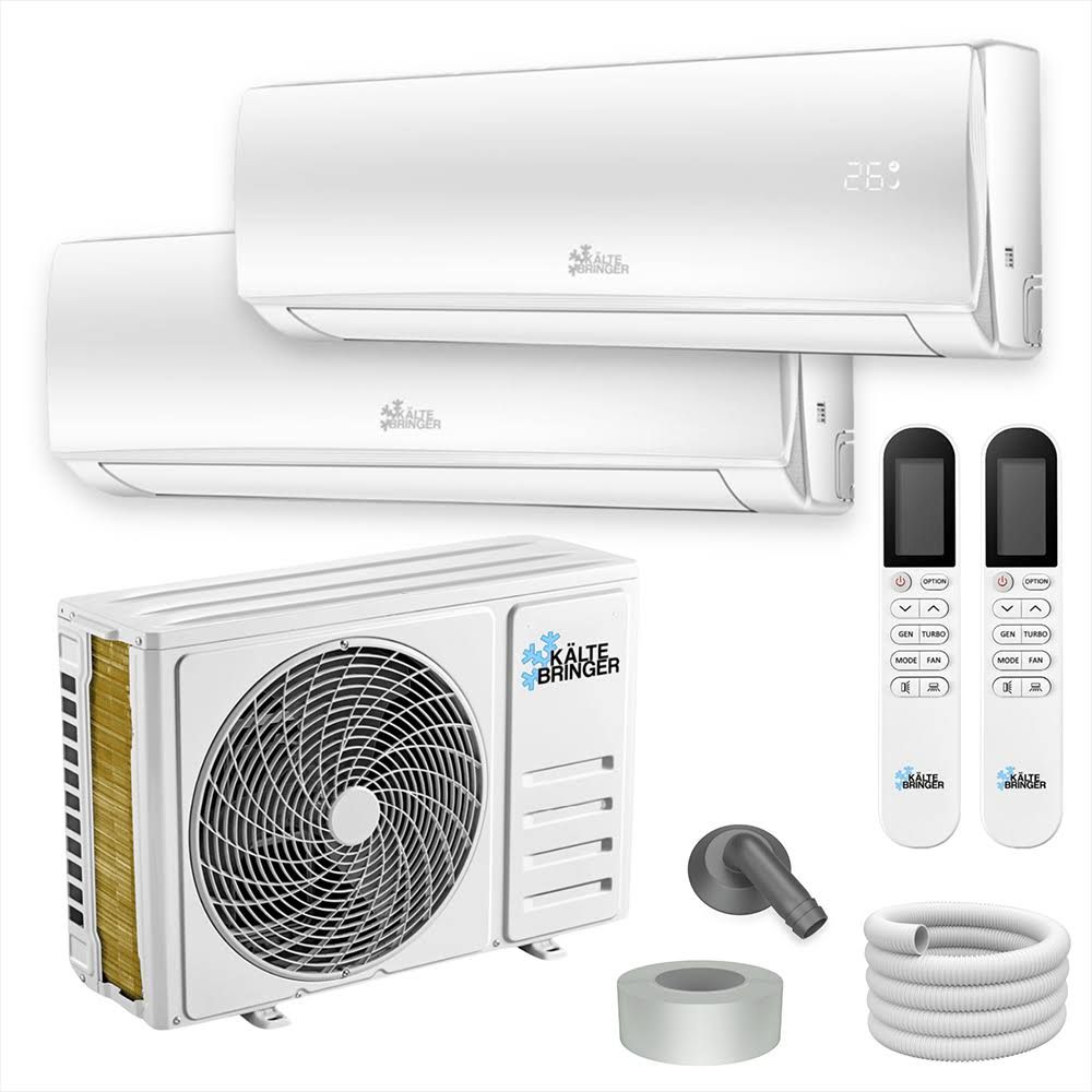 Kältebringer Multisplit Klimaanlage Duo - 5,2kW 18.000 BTU - 2 Wandgeräte