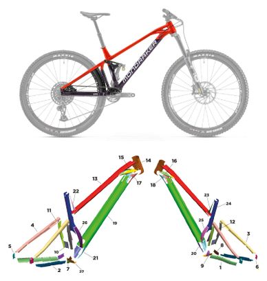Mondraker Foxy Alloy - 2021 - XL - Mat