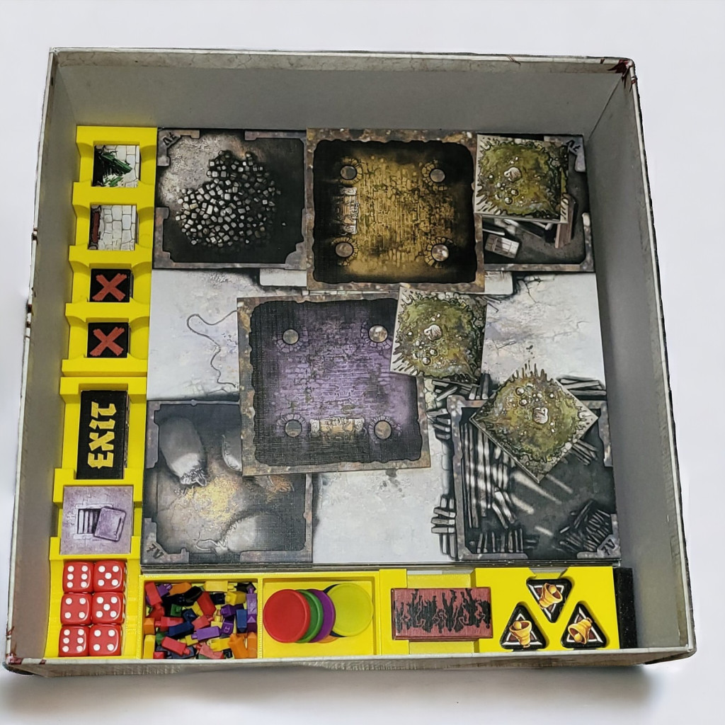 Zombicide - Black Plague : Rangement insert jaune compatible