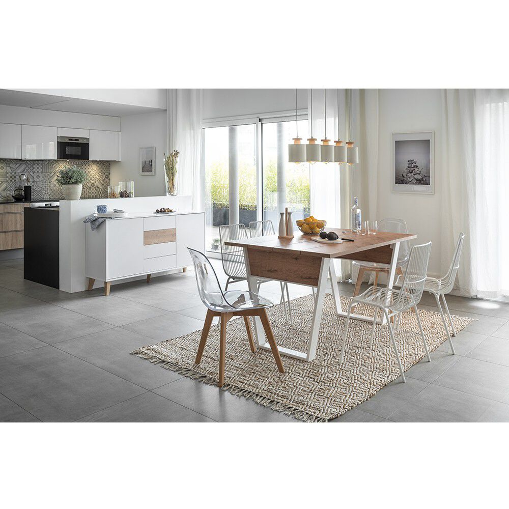 Chaise Chloé transparente x2