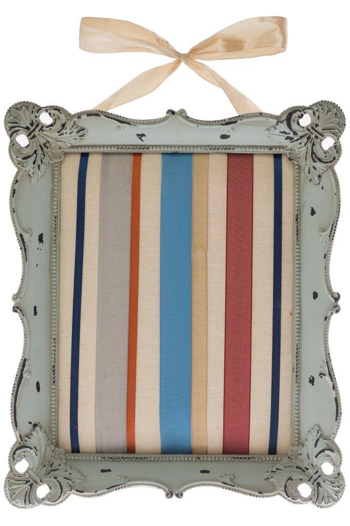 Memoboard MILINA - hellblau - Barock - 28x32 cm