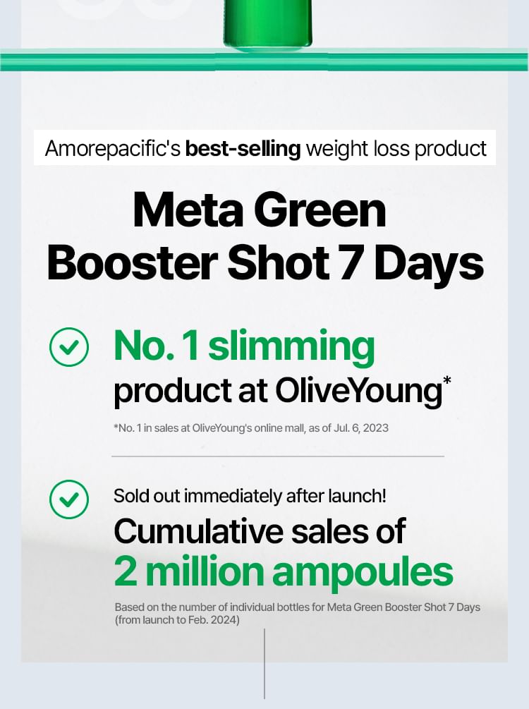 VITALBEAUTIE - Meta Green Booster Shot 7 dagen