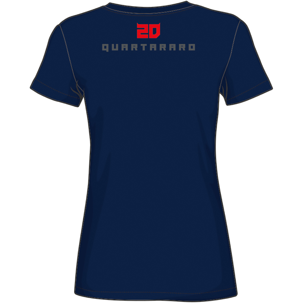 Fabio Quartararo - T-shirt femme Big Diablo Bleu / Rouge