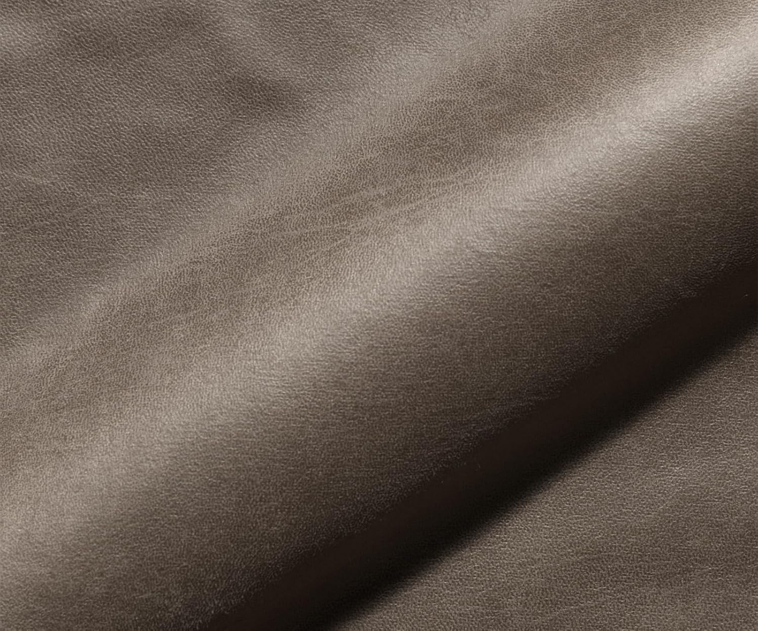 DELIFE Polsterstuhl Vinja-Flex Kreuzgestell kantig Edelstahl Mikrofaser Taupe Vintage