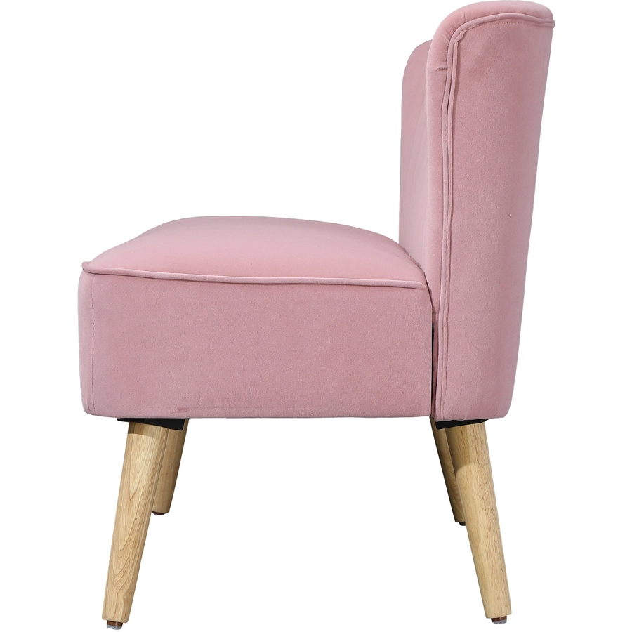 HOMCOM 2 Sitzer mit weicher Polsterung pink