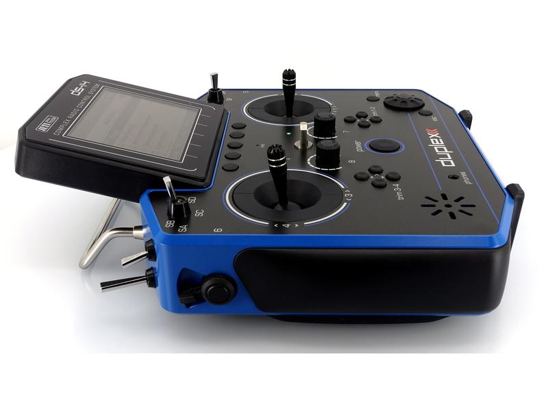 Jeti Fernsteuerung DS-14 II Multimode Blau 10-Kanal Jeti Duplex Handsender