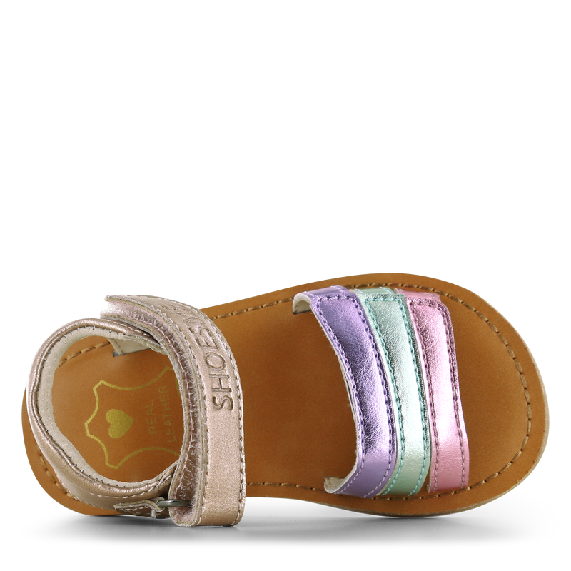 Shoesme metallic rosé sandaal Metallic, Microfiber leer | Meisjes schoenen