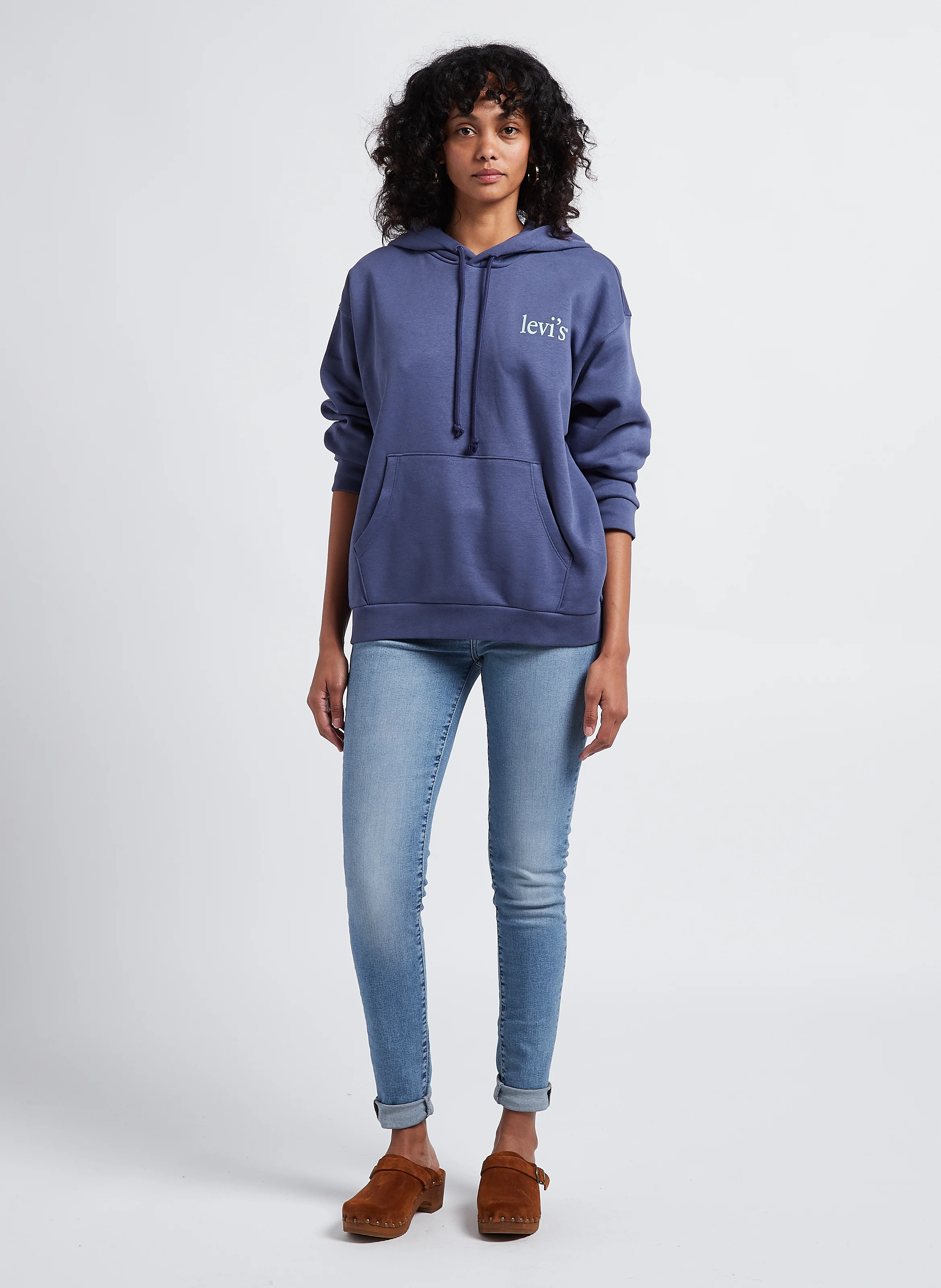 GRAPHIC SALINAS HOODIE - Sweat à capuche sérigraphié en coton mélangé | Bleu