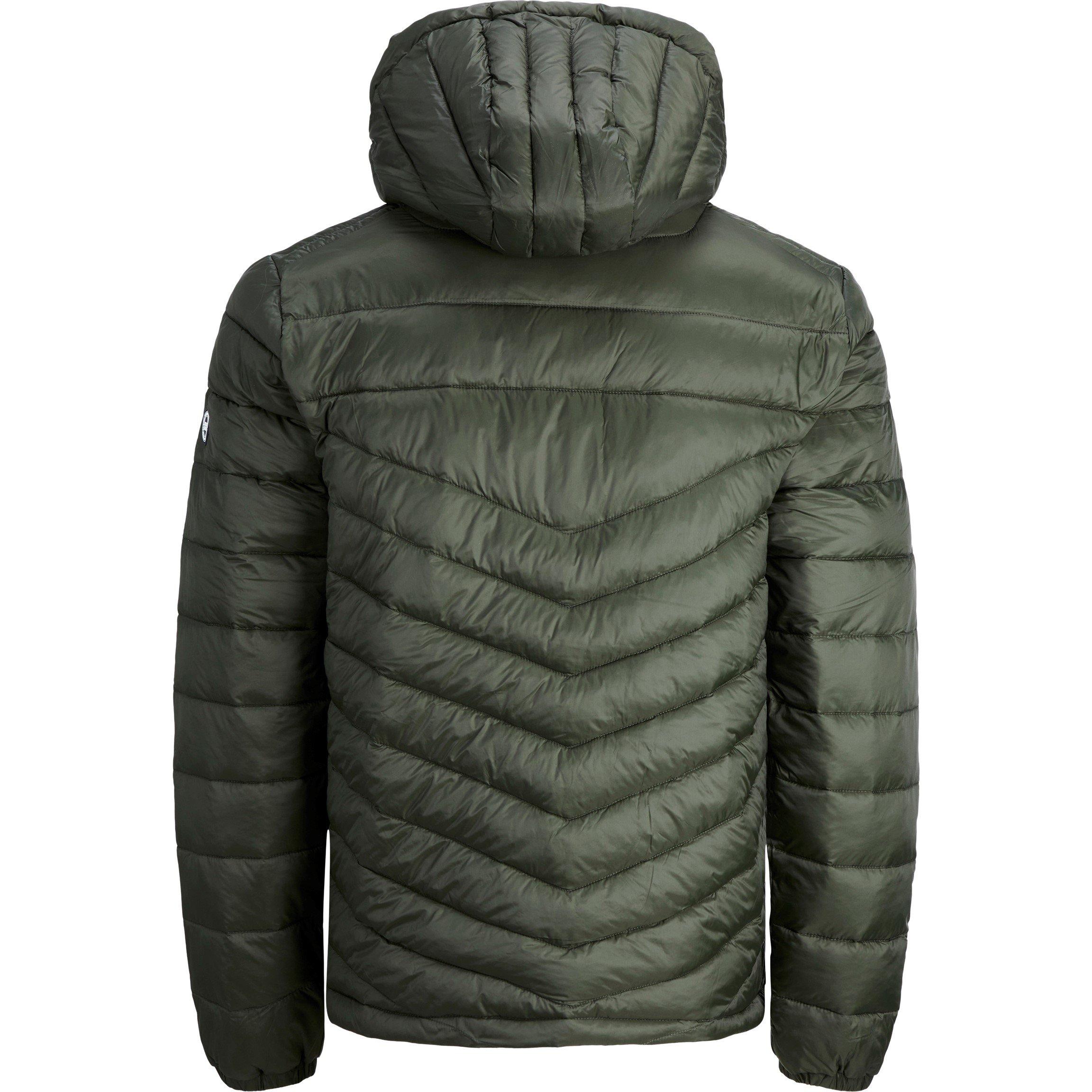 Jack and Jones Hero Hooded Puffer Jacket Mens Plus Size