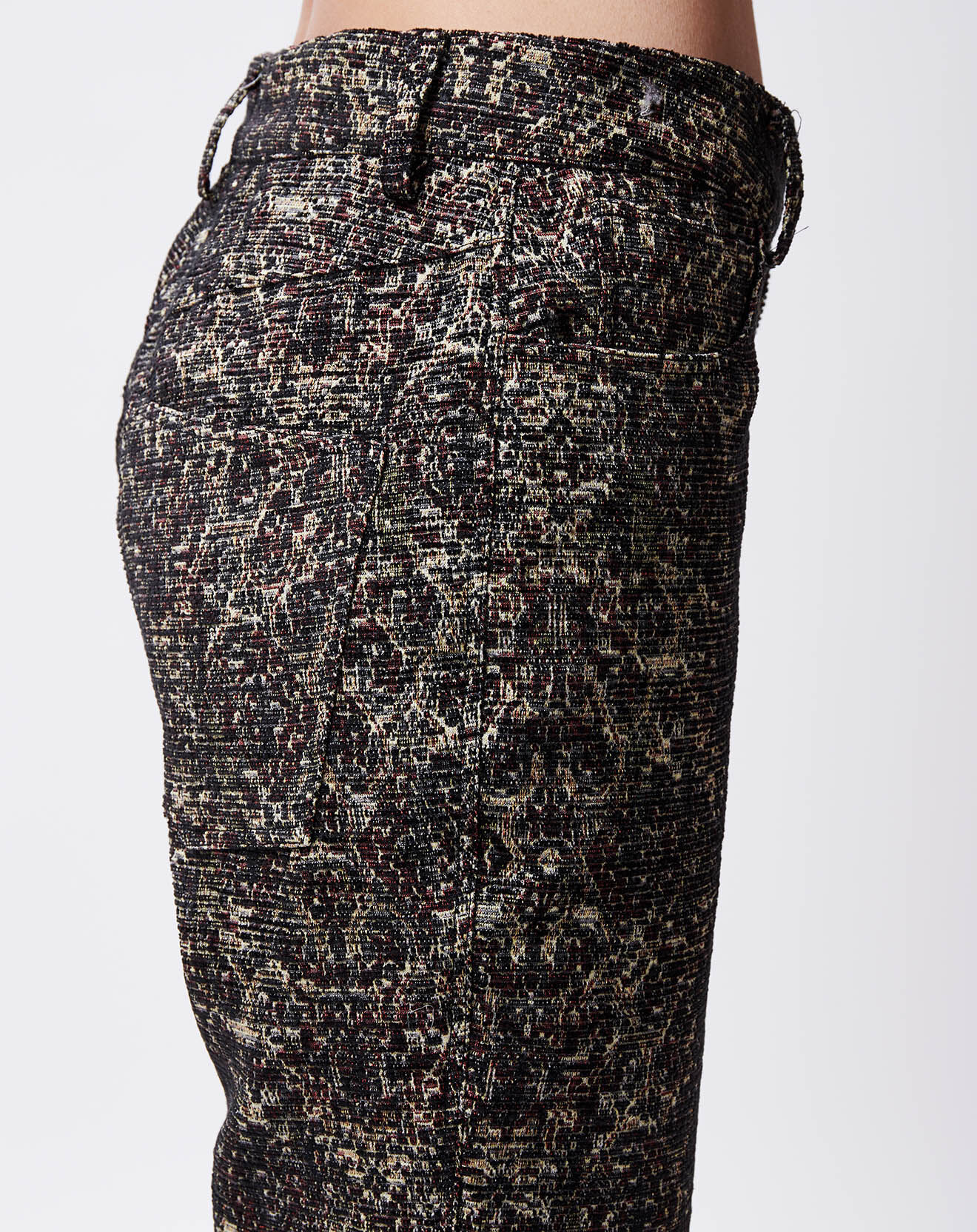 John Galliano Pantalon Kalyn Noir/Beige