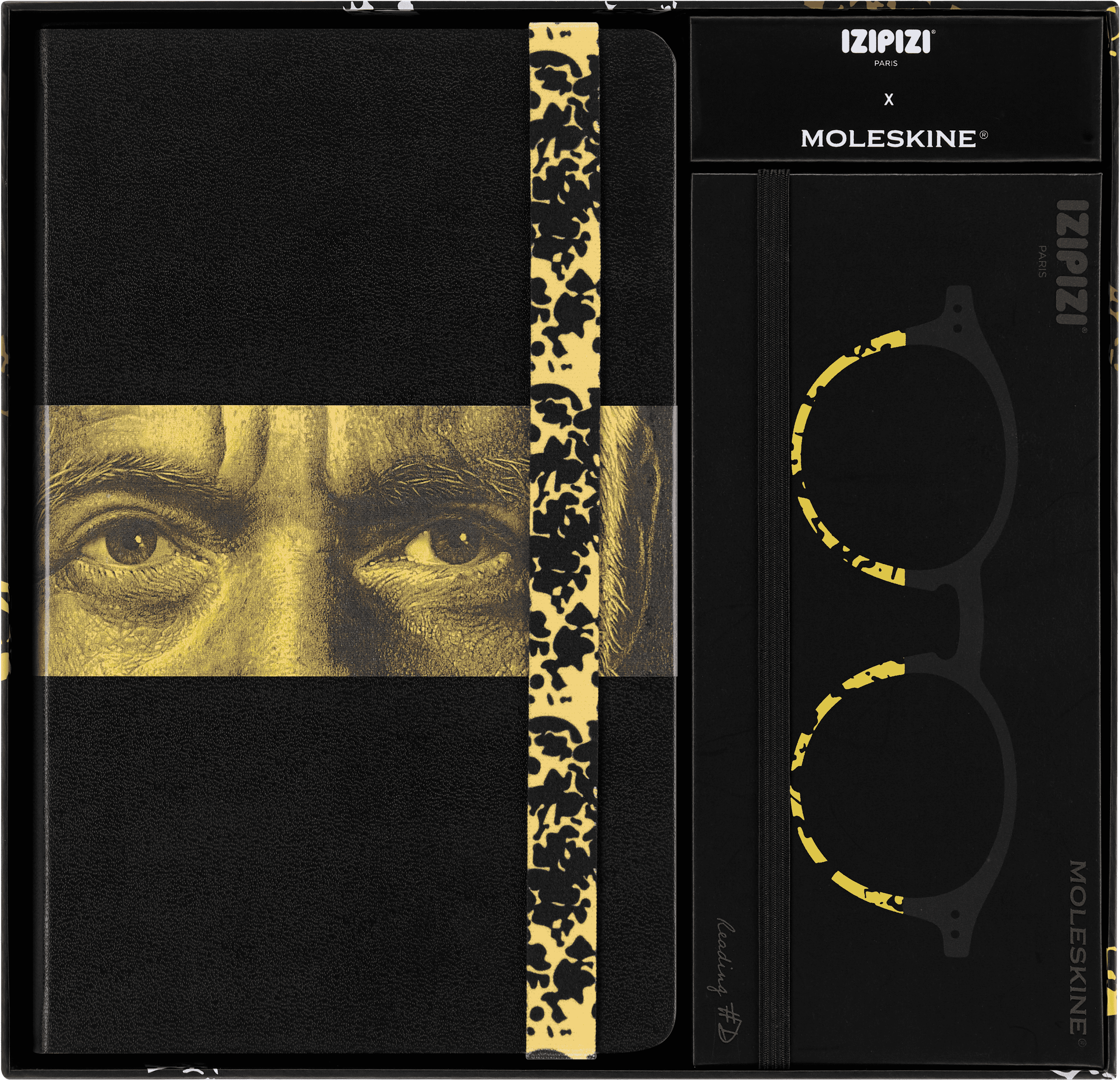 IZIPIZI x Moleskine Large Ruled Notebook and Reading Glasses