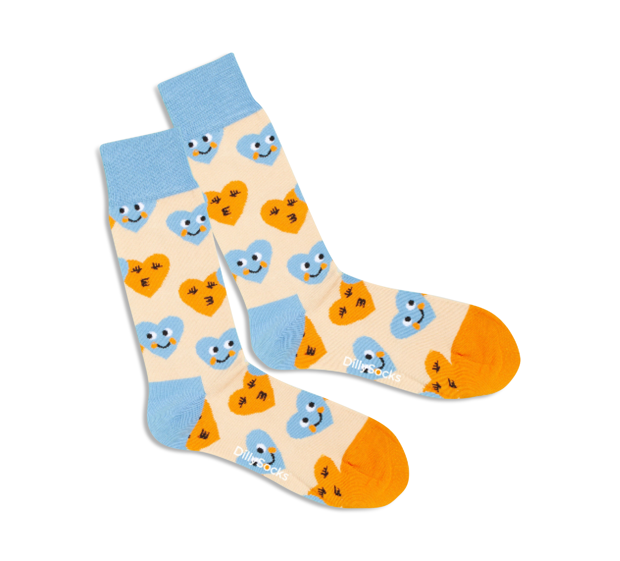 Dillysocks Smiling Hearts