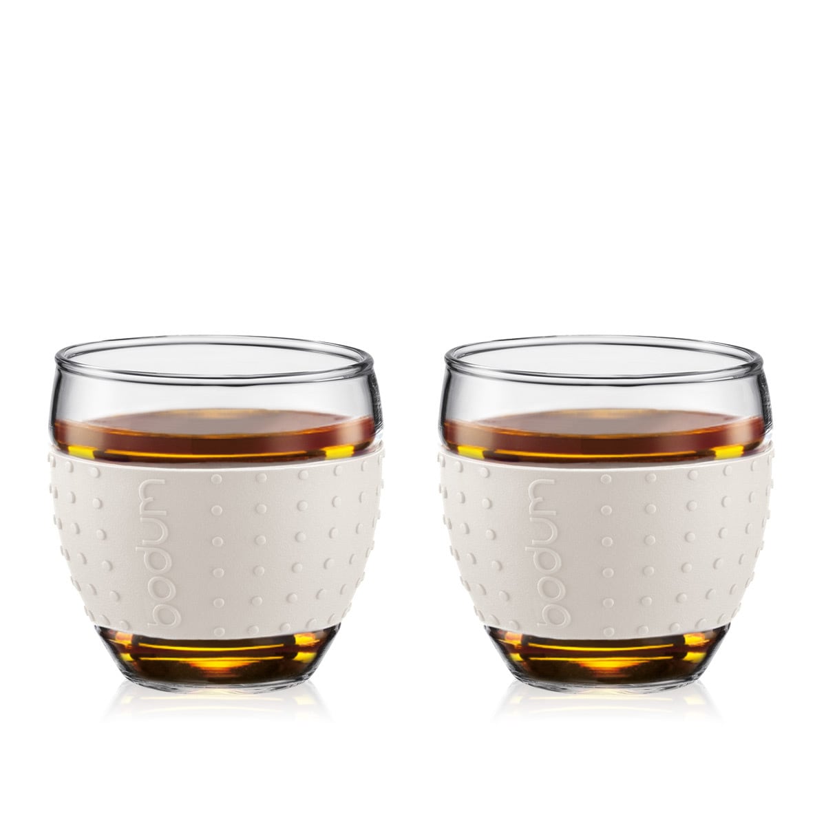 Bodum 2 pk glass med silikonbånd PAVINA 0.35 L