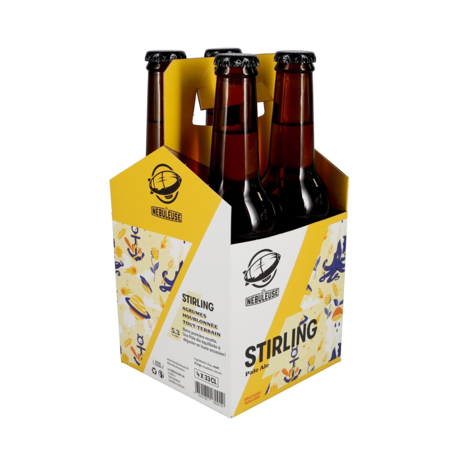 La Nébuleuse Stirling Bier 4x33cl -132cl