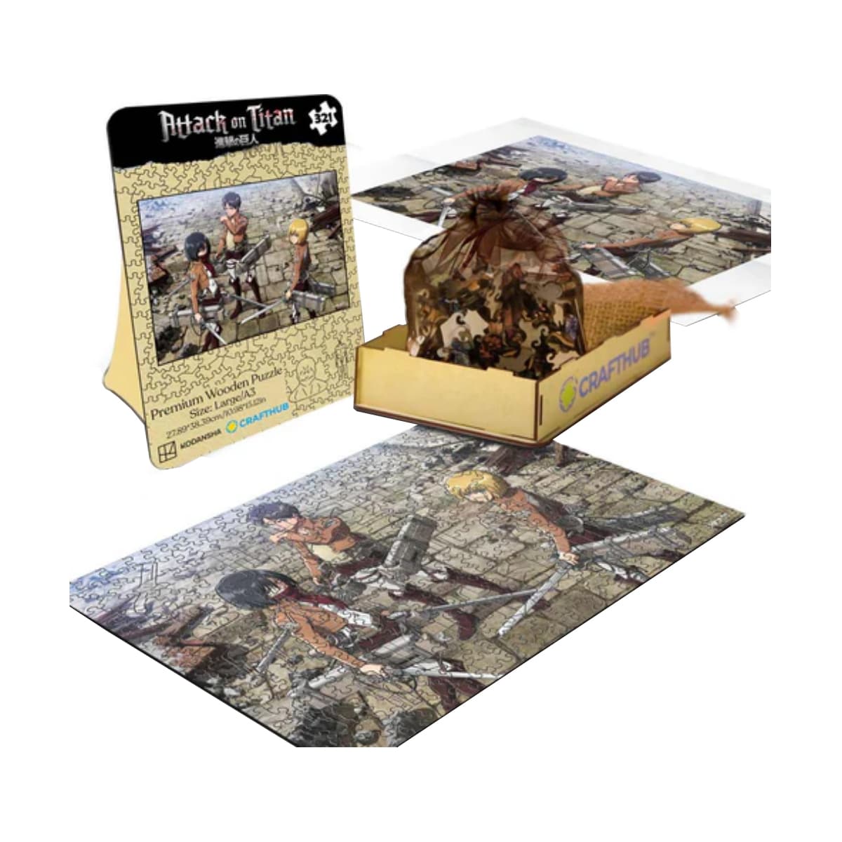 Crafthub Attack on Titan puslespill ()