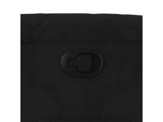 Fauteuil inclinable noir tissu microfibre