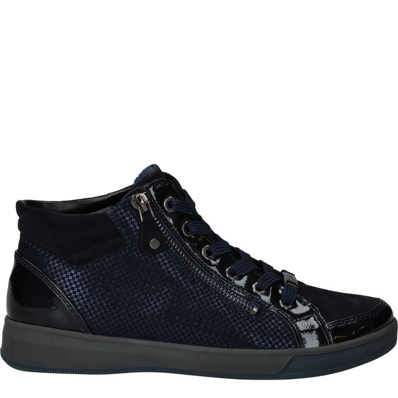 Ara OM-ST-HIGH-SOFT Veterschoenen Blauw Dames