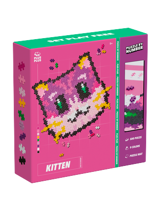 Plus-Plus Puzzle By Number Puppy 500pcs