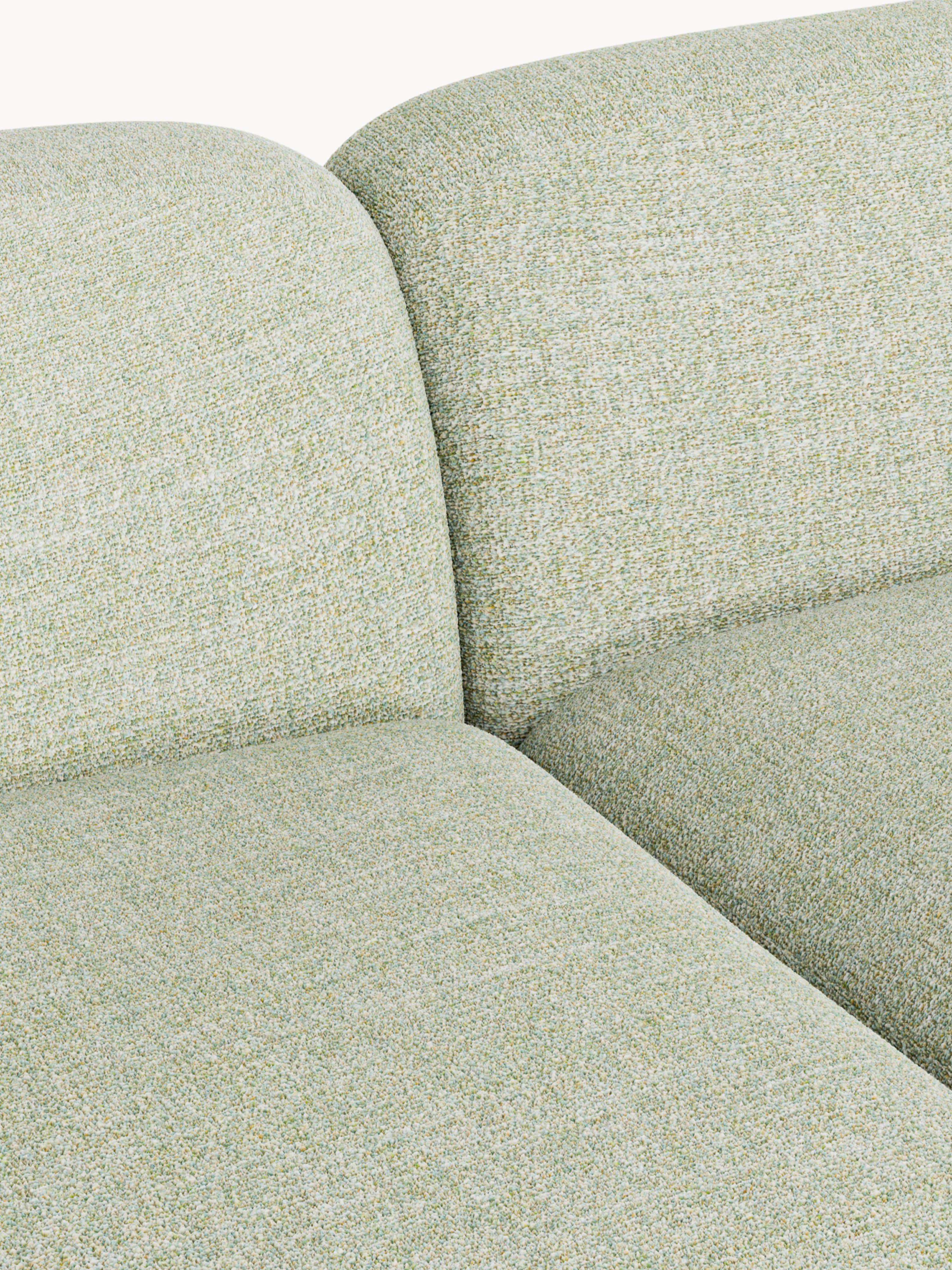 Modulaire bouclé hoekbank Wolke (3-zits)