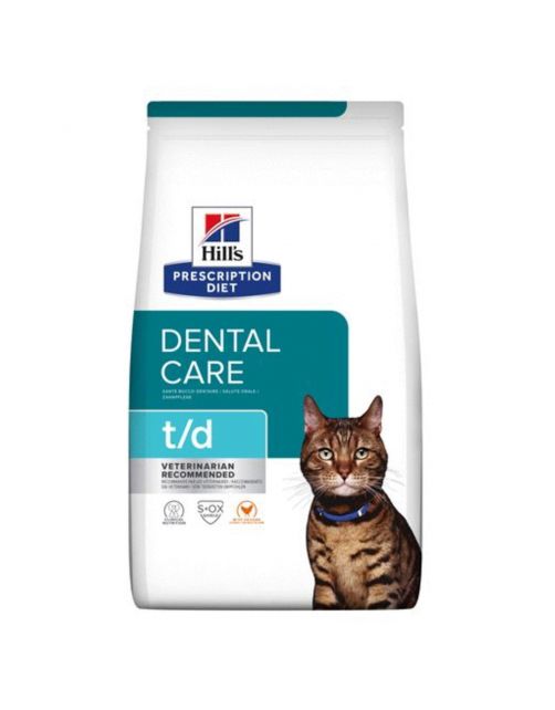 Hill's Prescription Diet T\/D Dental Care Zak Kip - Kattenvoer