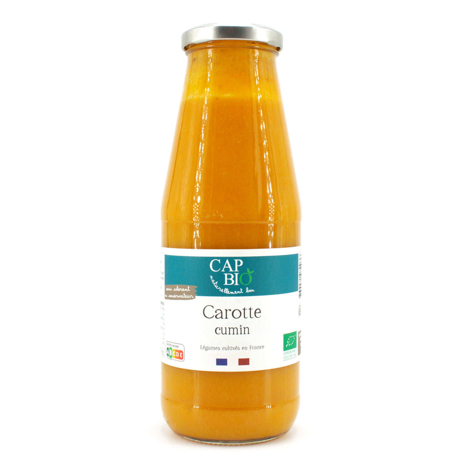 Soupe fine de carotte au cumin bio