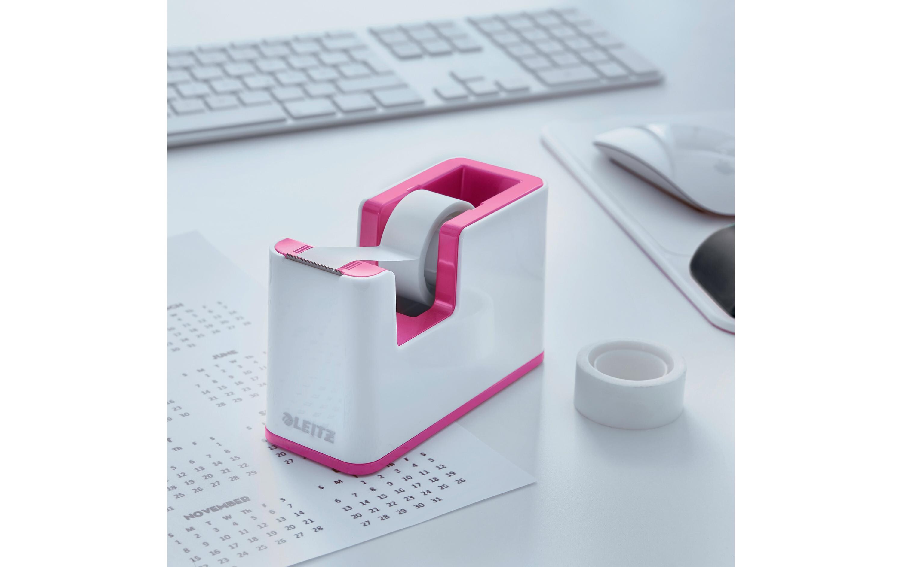 Tischabroller Duo Colour PinkKlebeband-Tischabroller