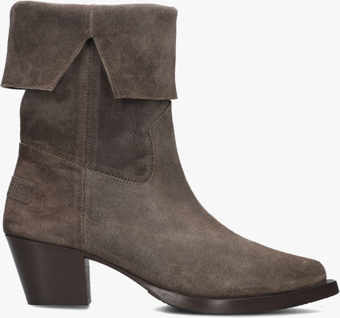 SHABBIES taupe shabbies enkellaarsjes lure mid boot