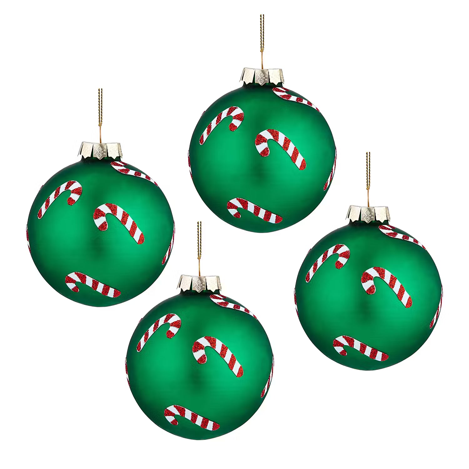 HANG ON Weihnachtskugel Candy Cane 4er-Set