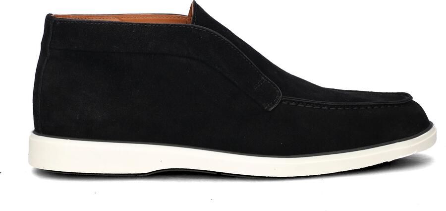 Nelson suède enkelboots zwart