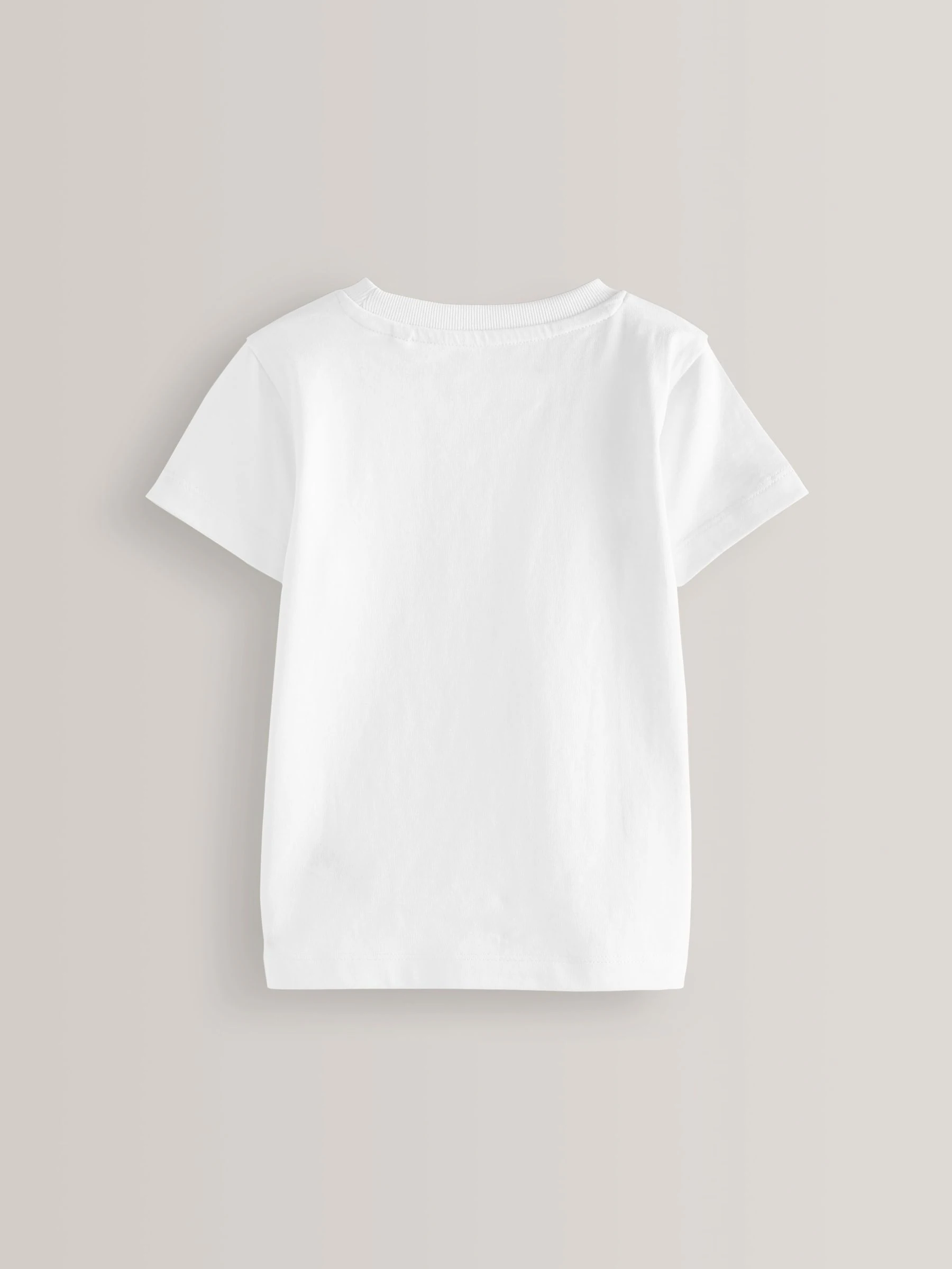 Wit - T-shirts met korte mouwen (3 mnd - 7 jr)