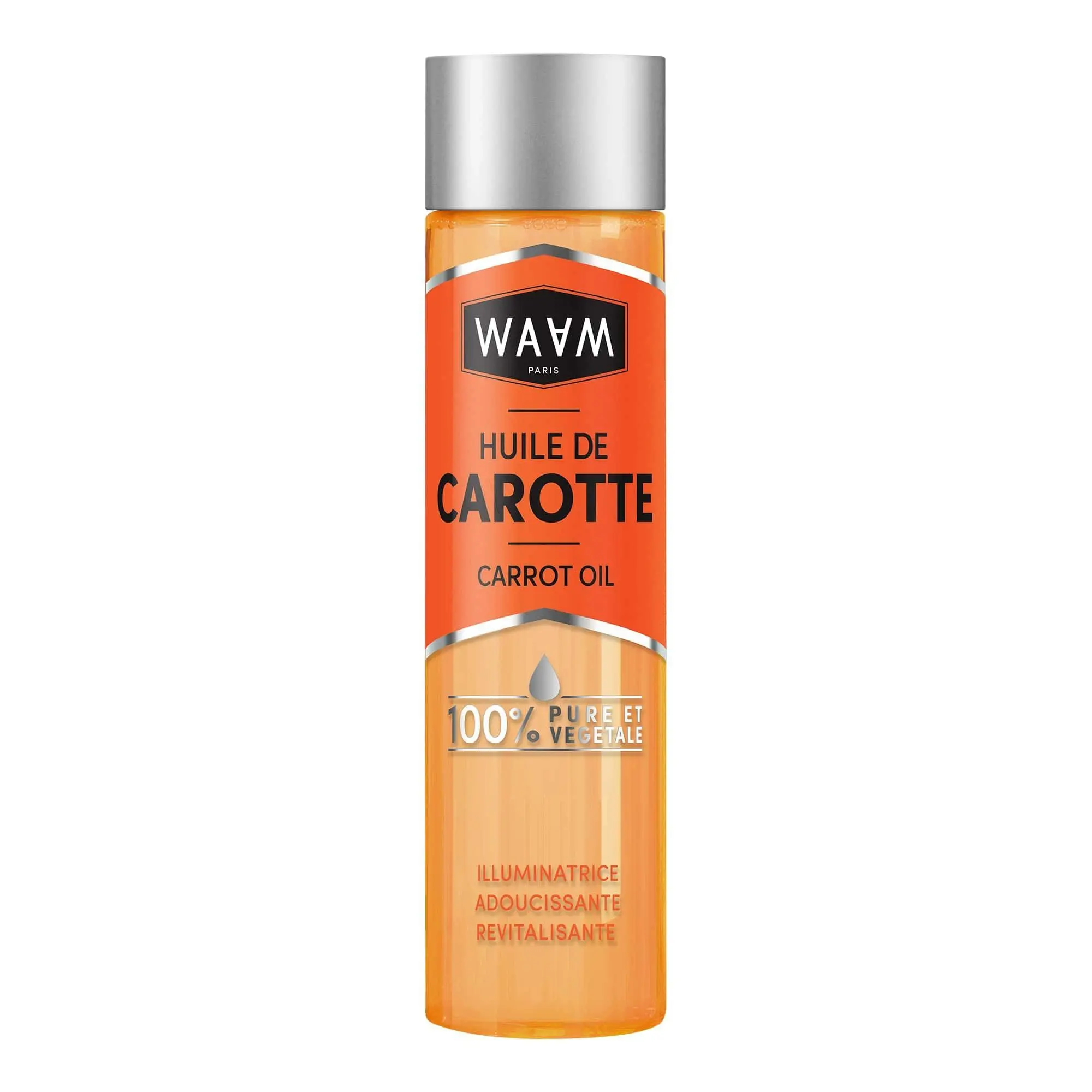 Waam - HUILE DE CAROTTE Visage, Cheveux et Corps- Huile