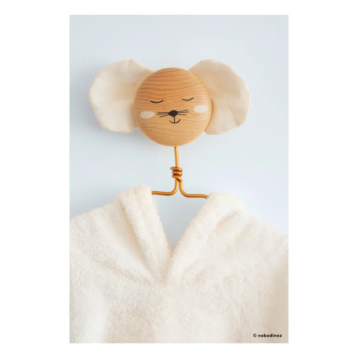 Nobodinoz Patère souris en bois