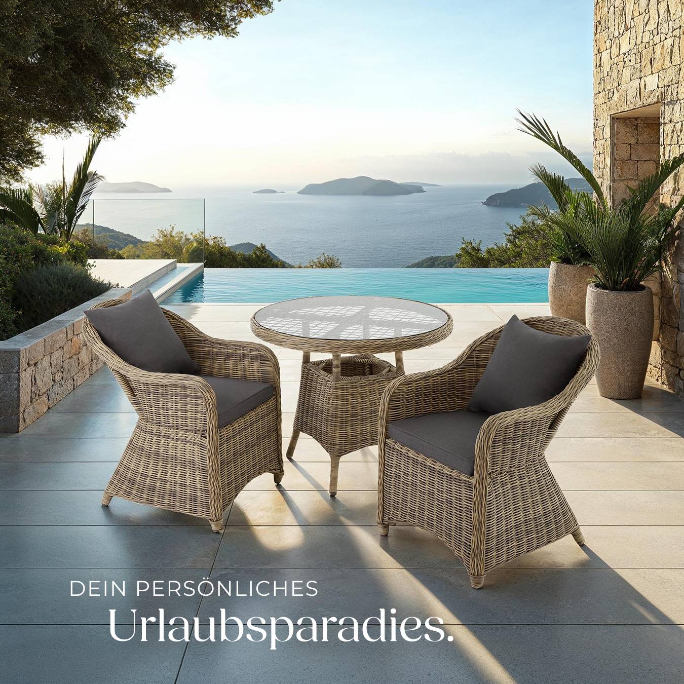 Rattan Sitzgruppe Zürich