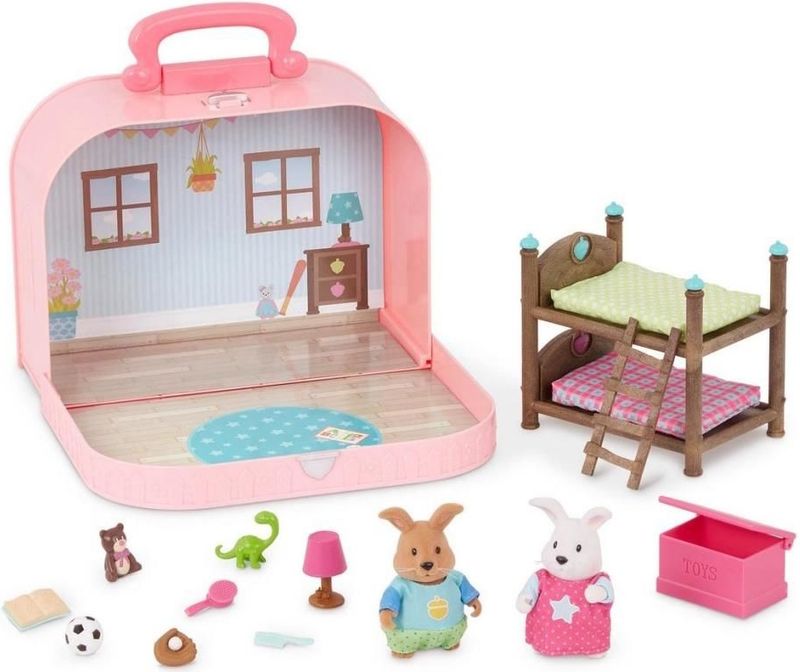 Li'l Woodzeez - Set in een Kistje - Kinderkamer - 16-delige Set