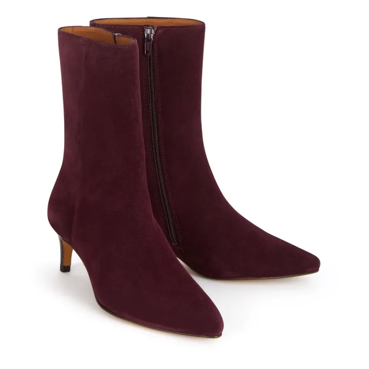 Anthology Paris Bottines Maggi Daim | Violet