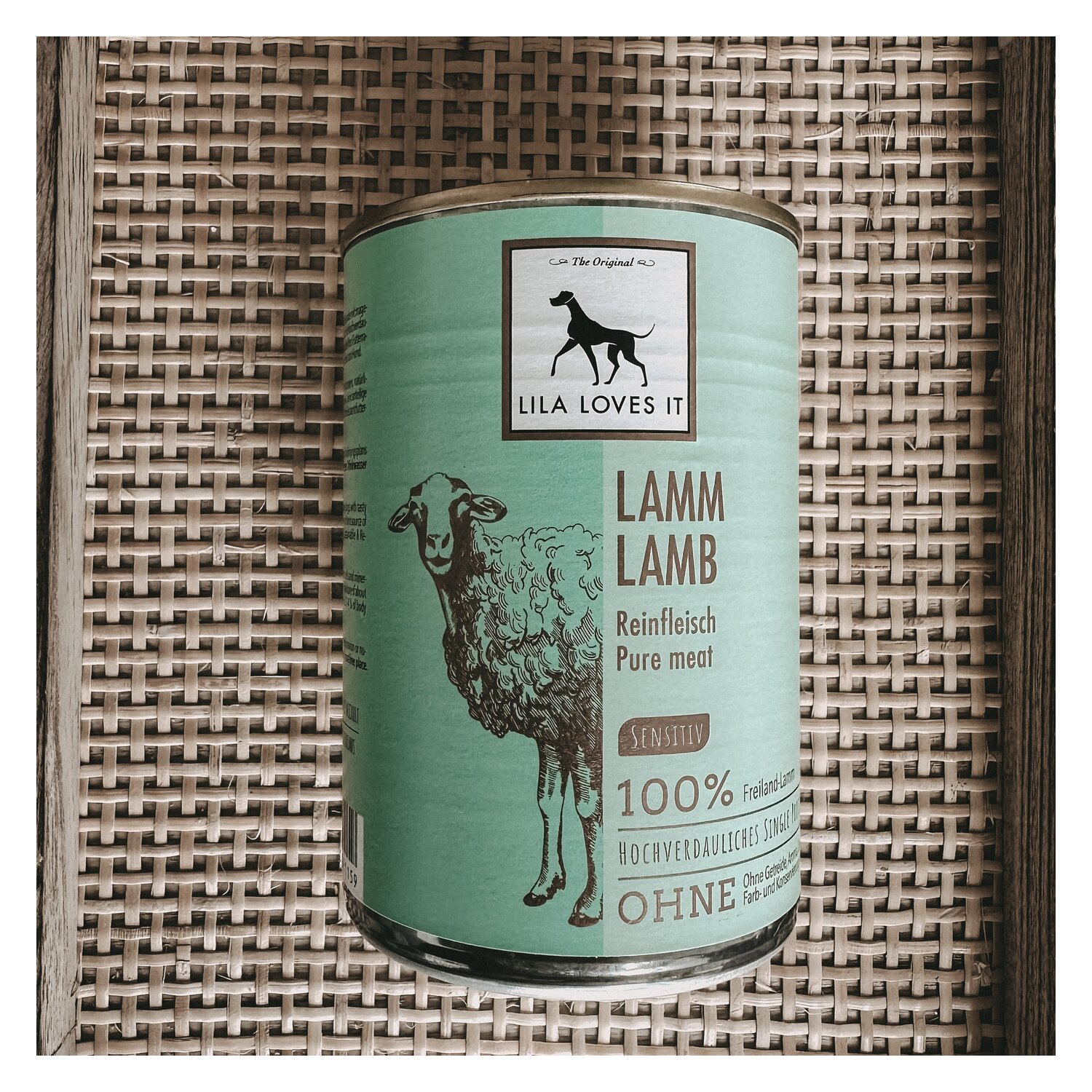 LILA LOVES IT Reinfleisch Dose  - 400 g - Lamm